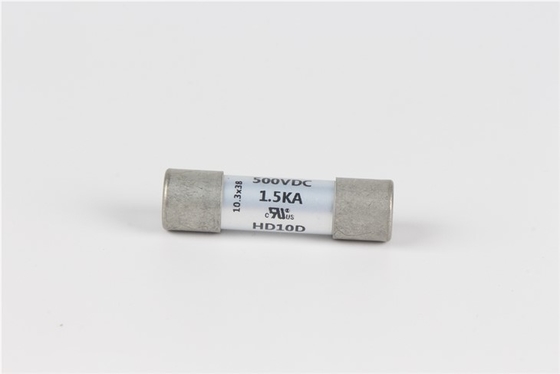10*38mm Solar Pv Seramik Kartuş Hrc Sigorta Silindirik Tip Gg