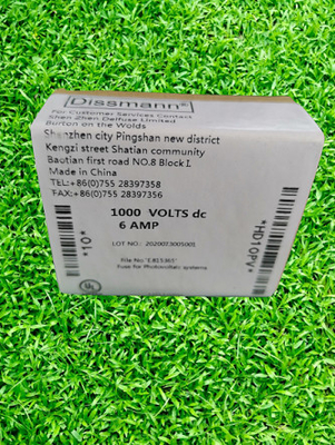 10*38mm Solar Pv Seramik Kartuş Hrc Sigorta Silindirik Tip Gg
