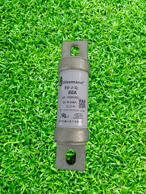 1000vdc Ev Güç Koruması 80amp Sigorta Seramik Yuvarlak Boru Cıvata Açık