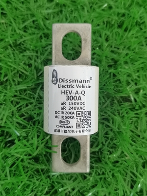 EV / HEV 250 Volt Araba DC Elektrikli Araç Şarj İstasyonu İçin Sigorta 300Amp