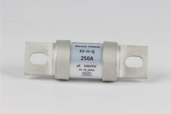 Çin'de Üretilen EV Şarj Cihazı HRC Sigortası için 200Amp Otomotiv Sigortası 500VDC Sigortası