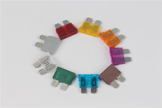 Bakır Kalay Kaplama PBT Mini LED Araba Blade Sigorta 1A-40A Anma Akımı