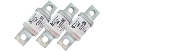 Hızlı Etkili Seramik Otomotiv Sigortaları 150 Amp 750VDC Saplama Montajı