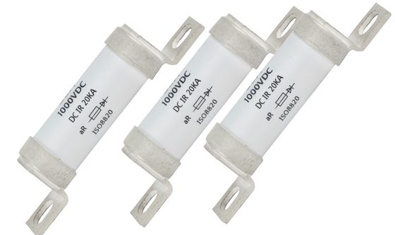 Beyaz Bs88 60a Sigorta Seramik Malzeme 1000VDC ISO8820 Standardı