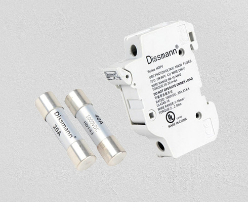 100A Enerji Depolama Sistemi Sigortası, Güneş Paneli 10 X 38 Kartuş Sigortaları Fiber Boru
